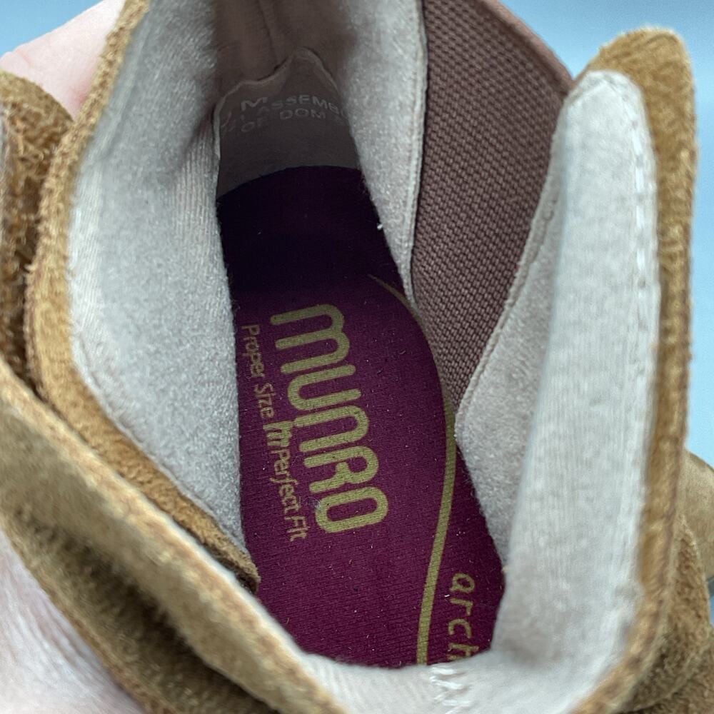 NEW Munro Women’s Scout Slouchy Ankle Boots Brown Size 6.5M - Picture 6 of 11